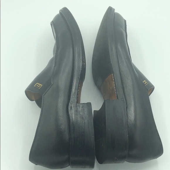 Versace Men’s Hand Made Loafers Men’s US 9 EU (42) Black Slip On Made In Italy